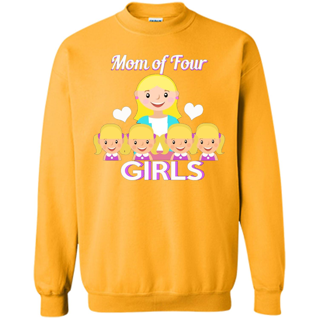 Mothers Day Gift from Daughter Mom Of Four Girls Gold