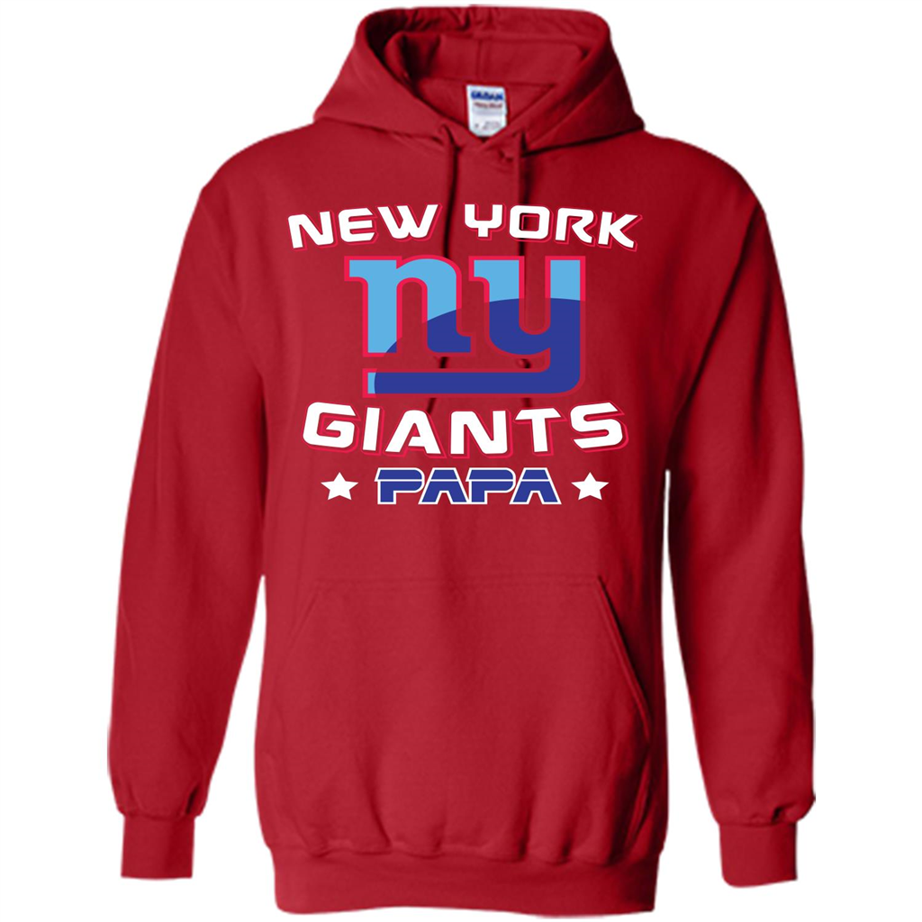 Football T-shirt New York Ny Giants Papa Red