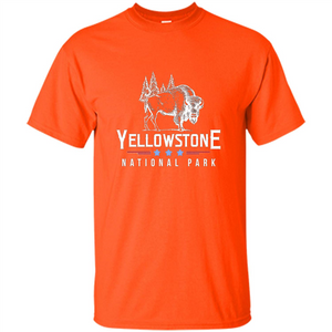 Yellowstone National Park Wyoming Buffalo T-shirt