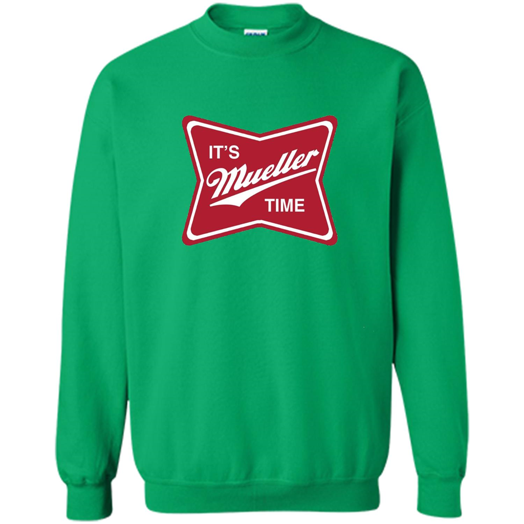 It's Mueller Time T-shirt Irish Green