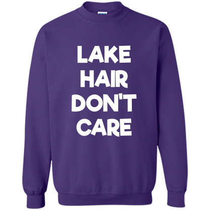 Lake Hair Don't Care T-shirt Orange