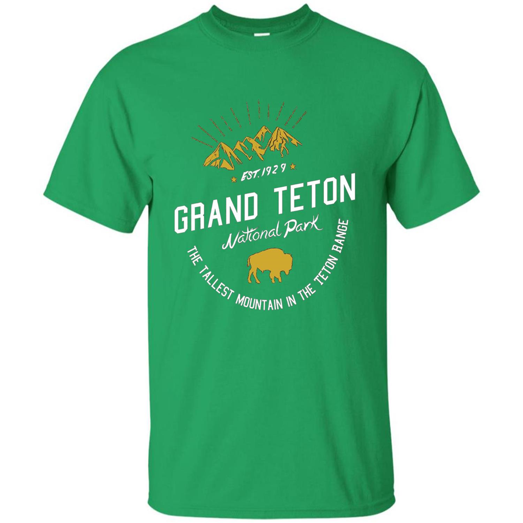 Grand Teton National Park T-shirt Irish Green