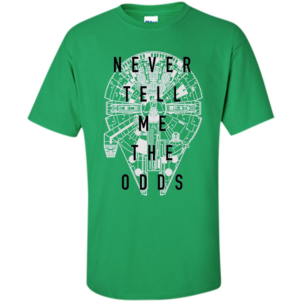 Movie T-shirt Never Tell Me The Odds T-shirt Irish Green