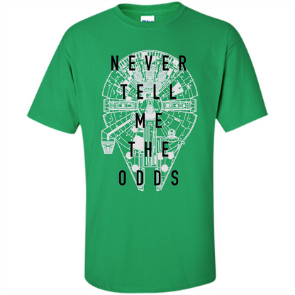 Movie T-shirt Never Tell Me The Odds T-shirt Irish Green