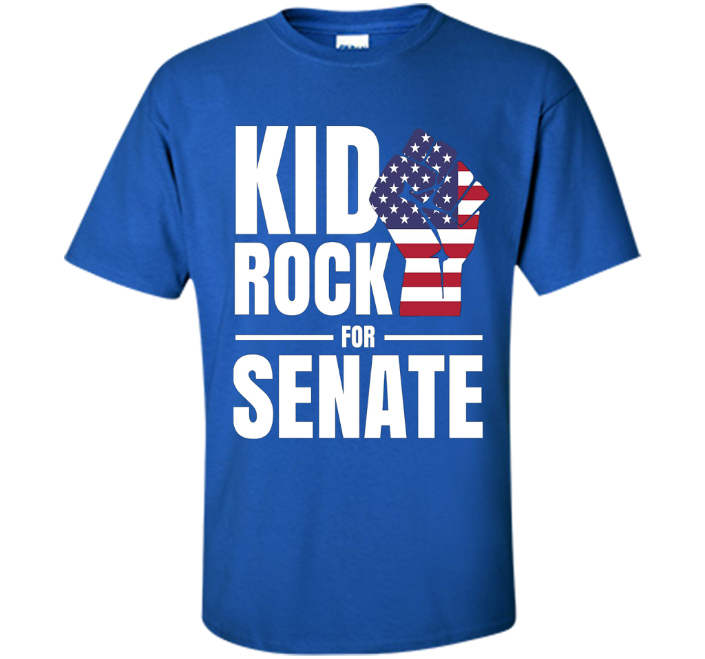 Campaign T-shirt Kid Rock For Senate T-shirt Royal