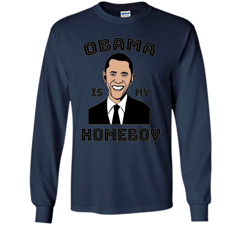 Funny Saying Barack Obama T-Shirt President Shirt cool shirt Navy