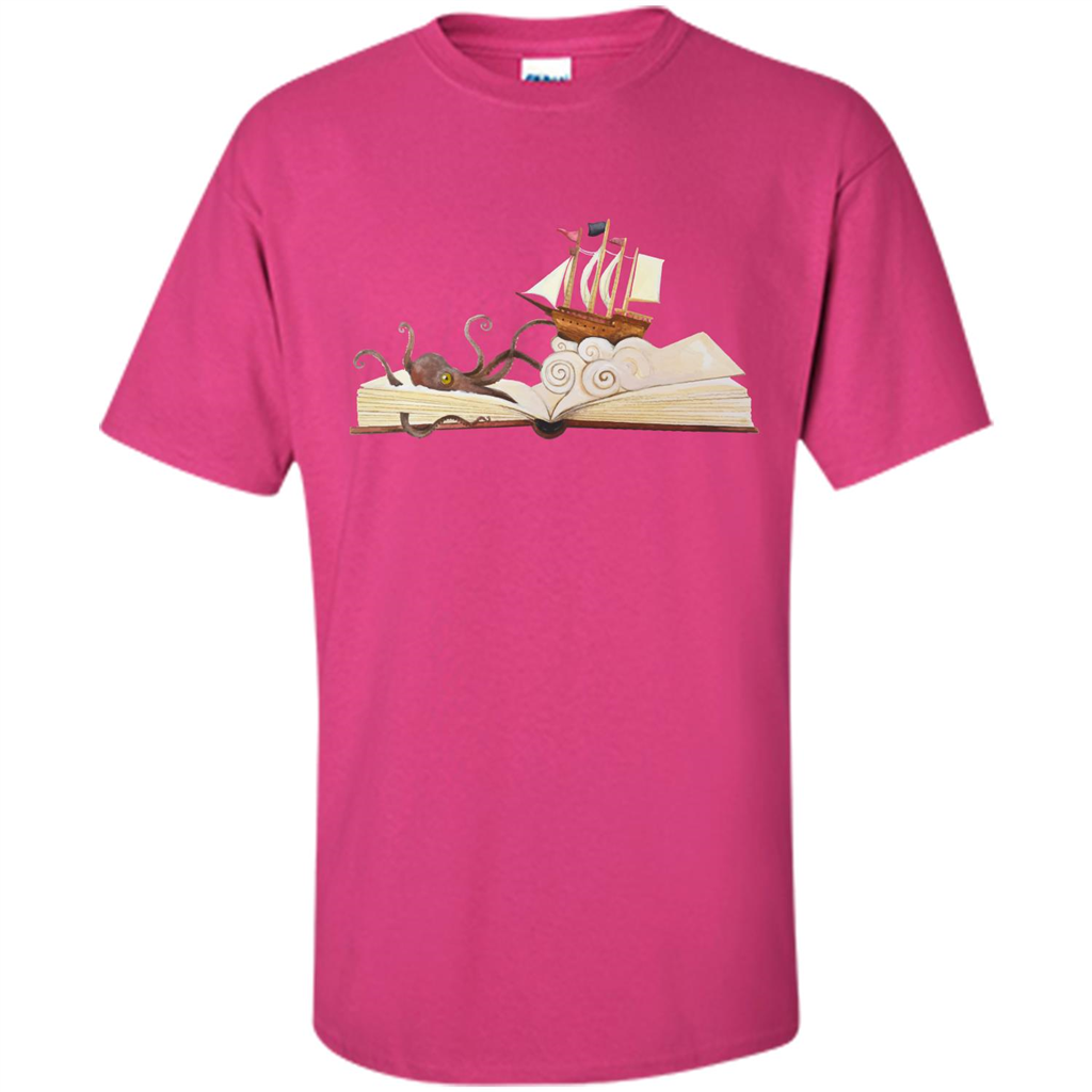 Book Reader T-shirt Love To Read Book Heliconia