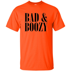 Bad And Boozy T-shirt Summer Beer Funny T-shirt