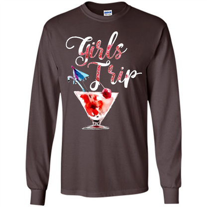 Wine T-shirt Girls Trip Wine Girls Dark Chocolate