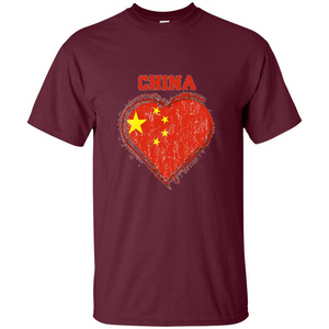 Chinese T-shirt Chinese Flag Shirt