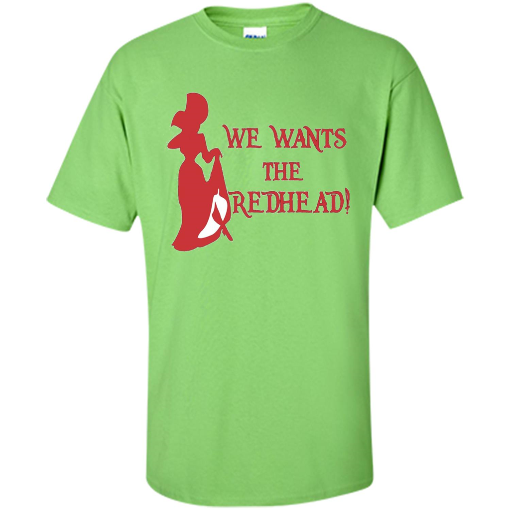 We Wants The Redhead! T-shirt Lime
