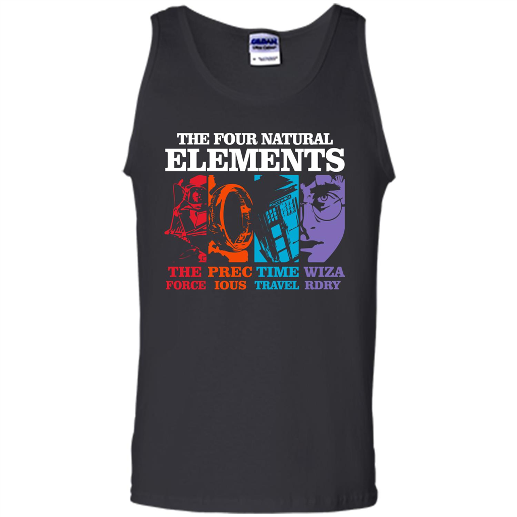 Movie T-shirt The Four Natural Elements T-shirt Black