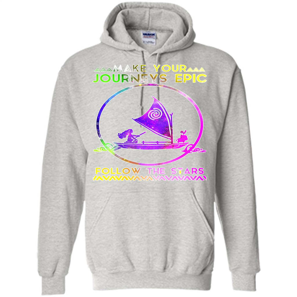 Movie T-shirt Make Your Journeys Epic Follow The Stars Ash