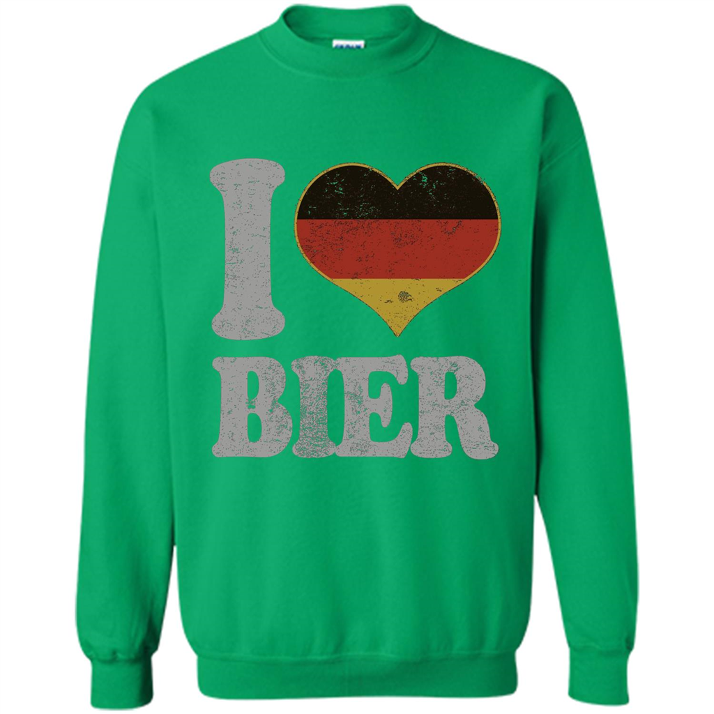 Oktoberfest T Shirt Germany Drinking Beer I Love Bier T-shirt Irish Green