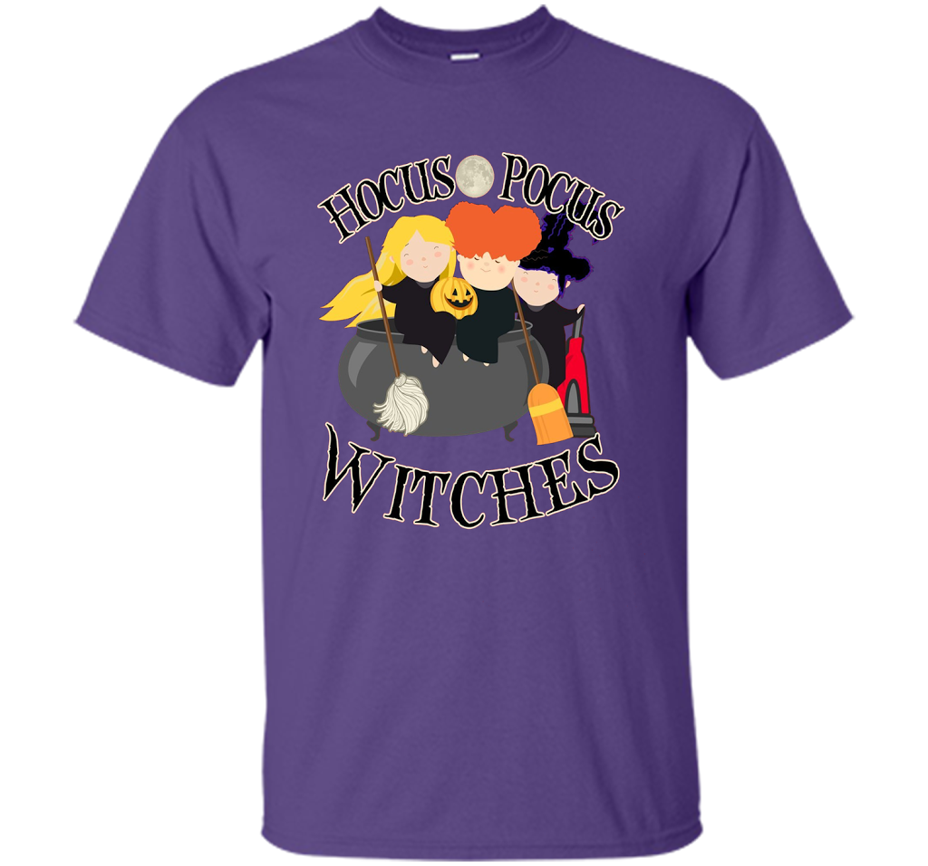 Hocus Pocus Witches Full Moon Cute Halloween October Shirt shirt Purple