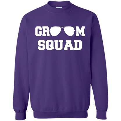 Cool Groom Squad T-Shirt Wedding Party Gift Shirt Orange