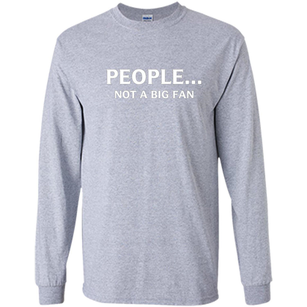 Introvert T-shirt Funny People Not A Big Fan T-shirt Sport Grey
