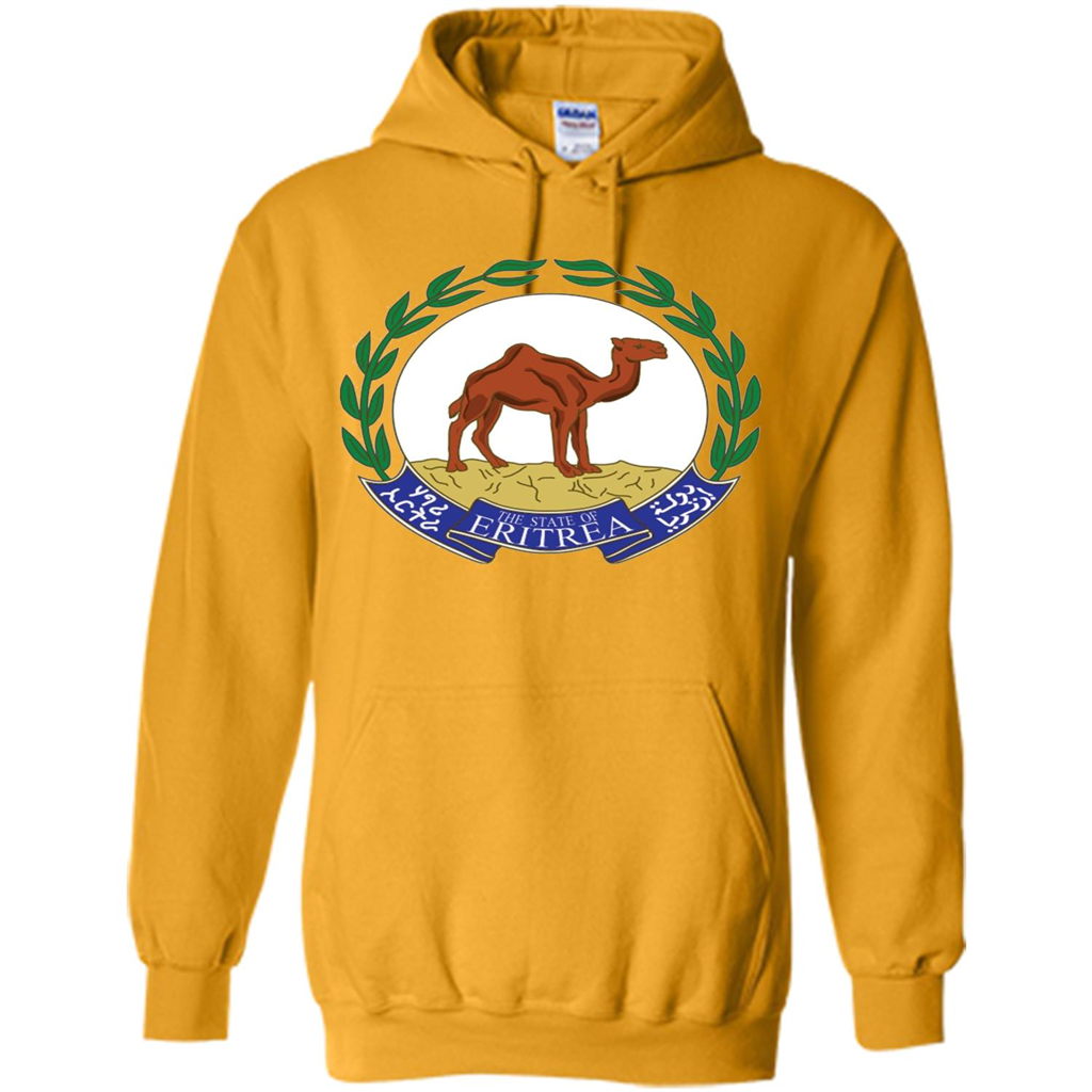 Eritrea Emblem T-shirt National Heritage Pride Gold