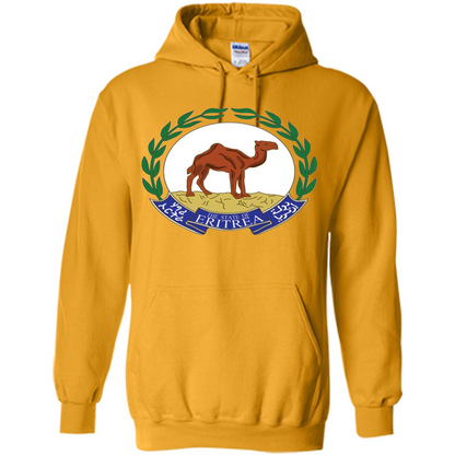 Eritrea Emblem T-shirt National Heritage Pride Gold