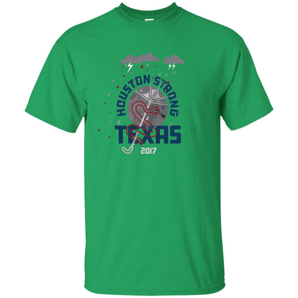 Harvey Houston Strong Texas 2017 T-shirt Irish Green
