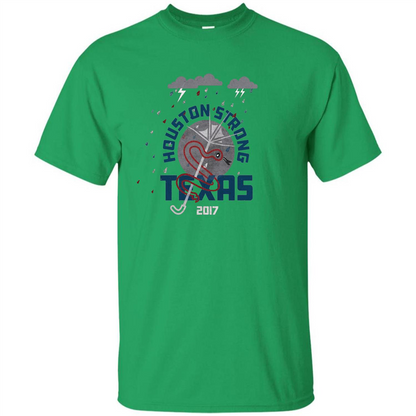 Harvey Houston Strong Texas 2017 T-shirt Irish Green
