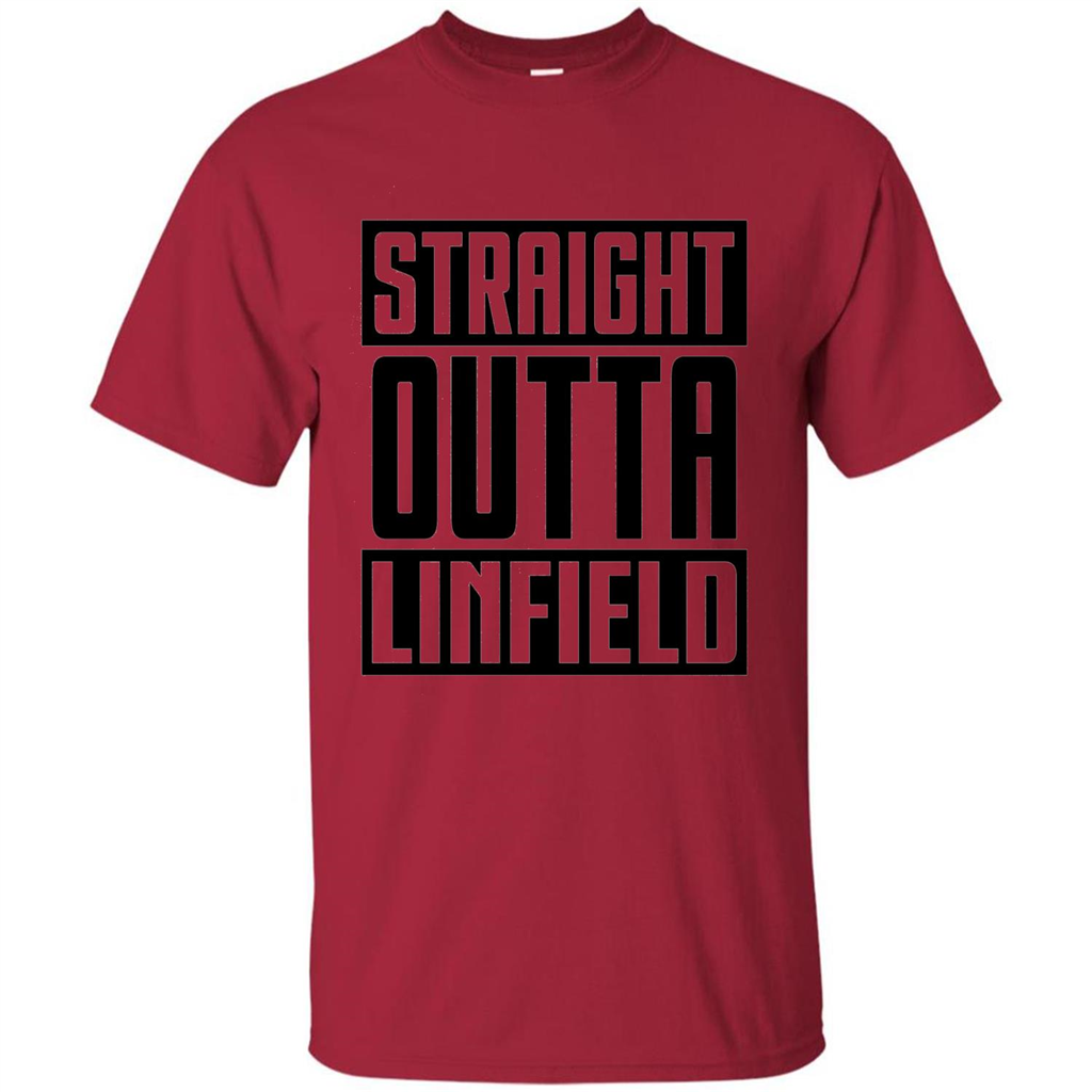 Straight Outta Linfield T-shirt Cardinal