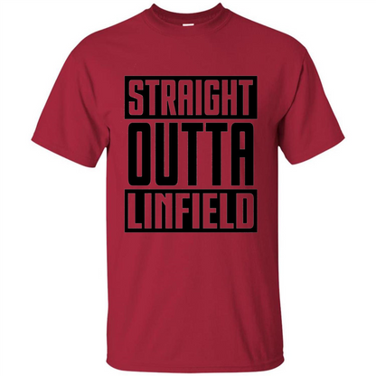 Straight Outta Linfield T-shirt Cardinal