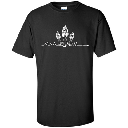 Mushrooms T-Shirt Gift Black