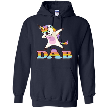 Cute Unicorn Dabbing T-shirt Navy