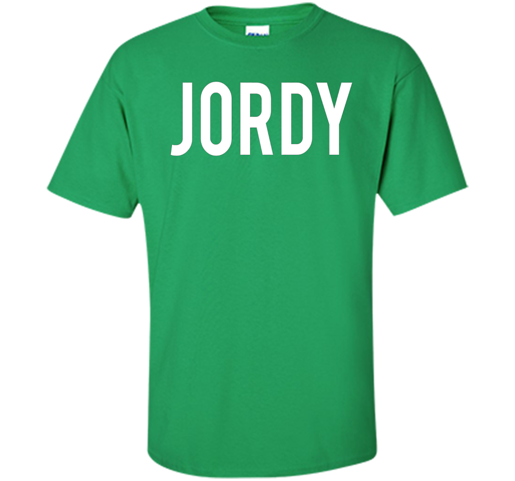 Jordy T Shirt - Cool new funny name fan cheap gift tee shirt Irish Green