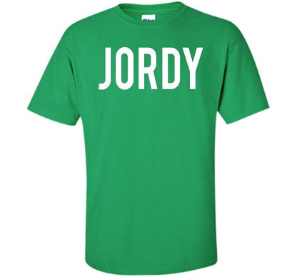 Jordy T Shirt - Cool new funny name fan cheap gift tee shirt Irish Green