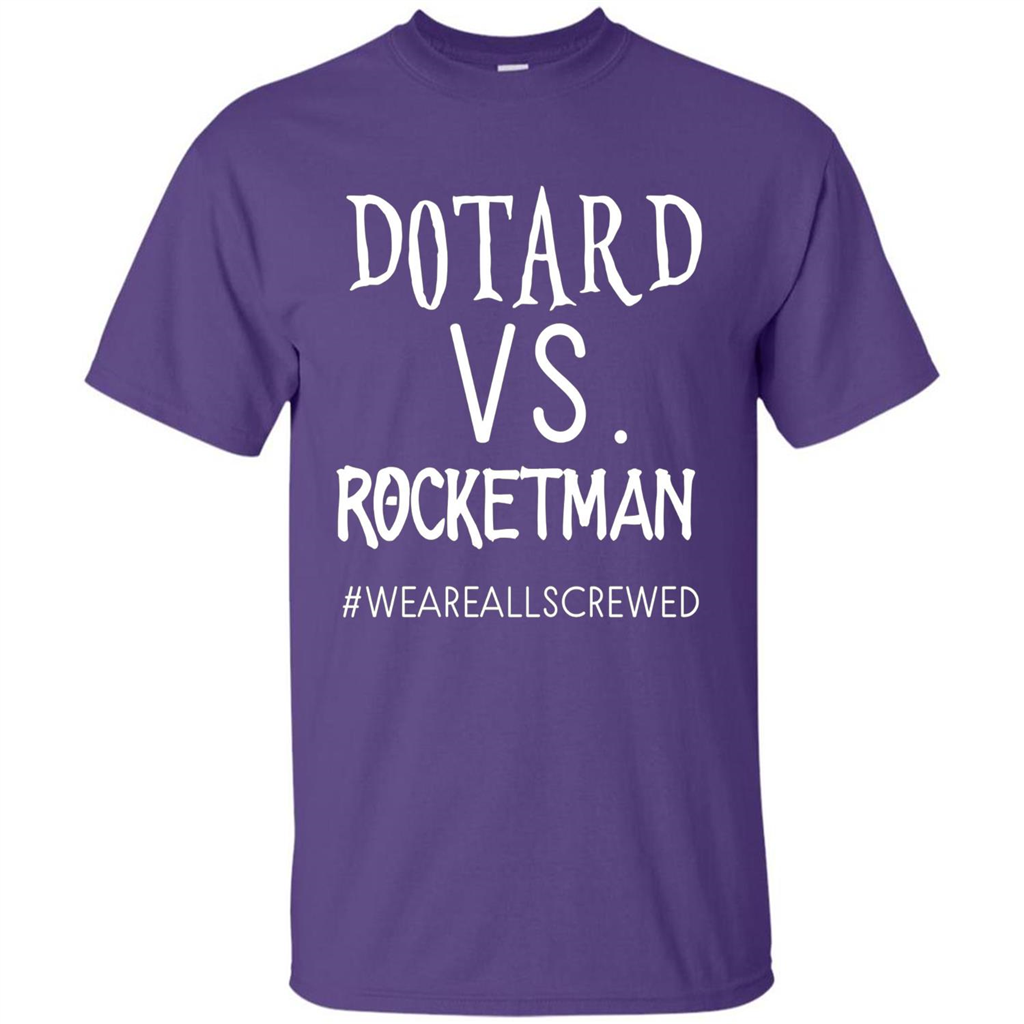 Rocketman Vs. The World Of DOTARD T-shirt Purple