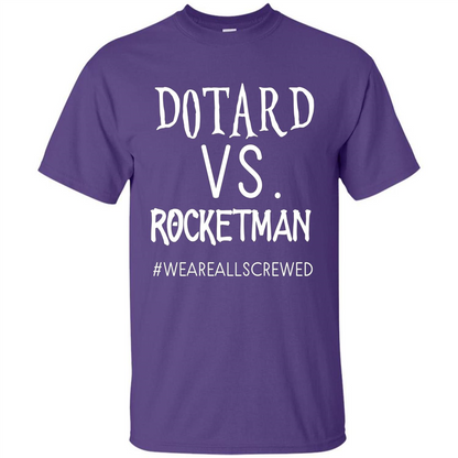 Rocketman Vs. The World Of DOTARD T-shirt Purple