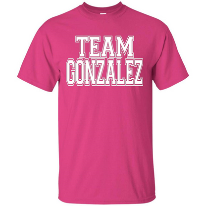 Team Gonzalez T-shirt Heliconia