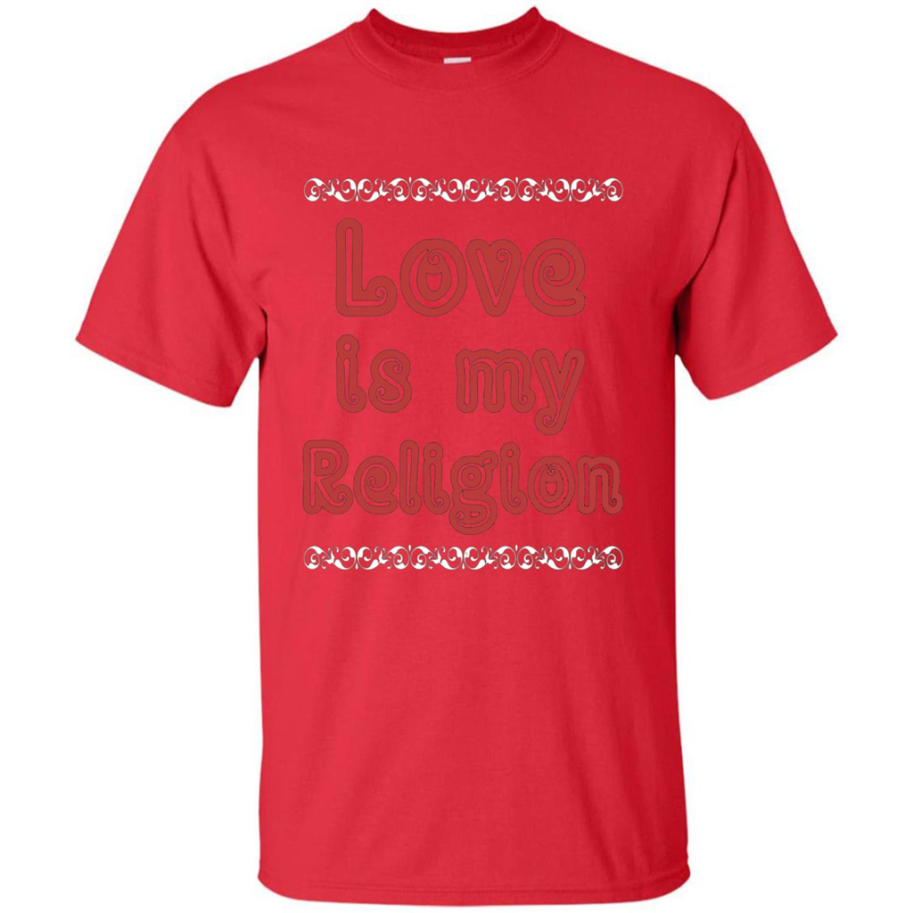 Love Is My Religion T-shirt Red