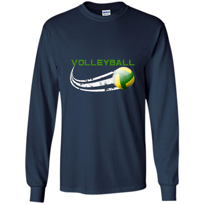 Sports T-shirt Volleyball Player Navy
