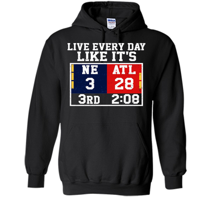 Live Every Day Like It's 3rd 28 T-shirt Black