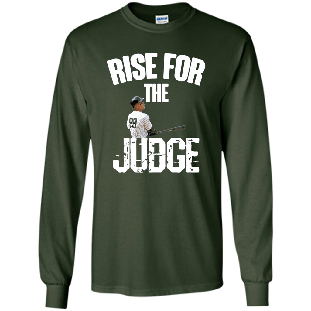 All Rise For The Judge Shirt 99 Baseball T-shirt Forest Green