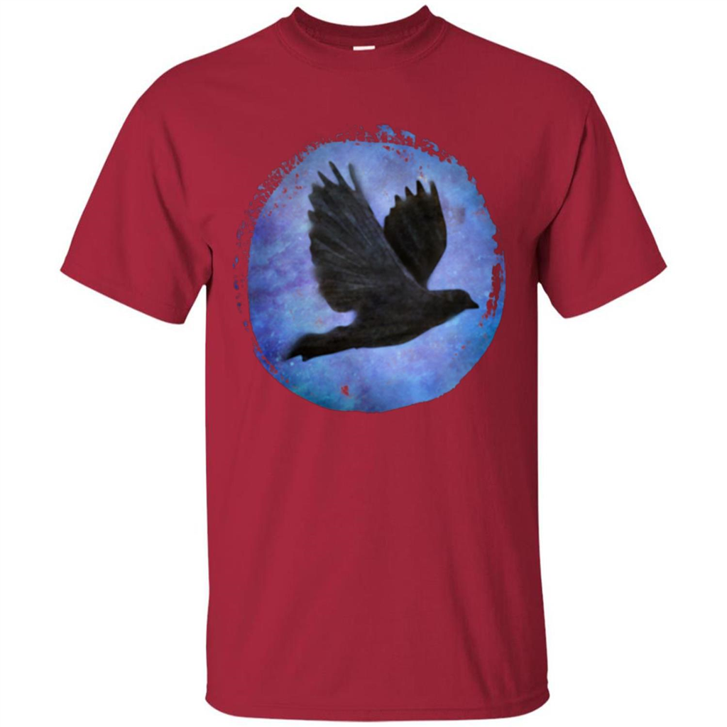 Raven In Flight T-shirt Cardinal