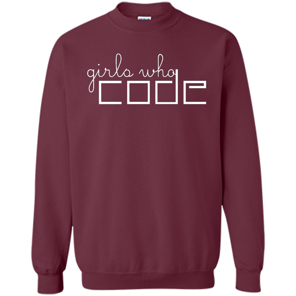 Girls Who Code T-Shirt. I'm A Girl Who Codes T-Shirt Maroon