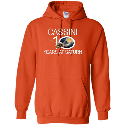 Cassini 10 Years at Saturn T-shirt Orange