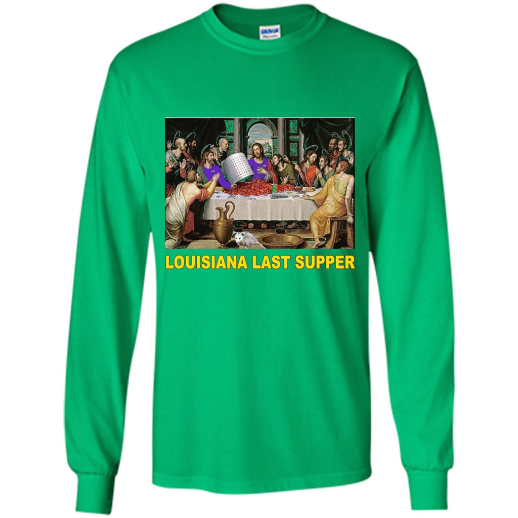 Louisiana Last Supper T-shirt Irish Green