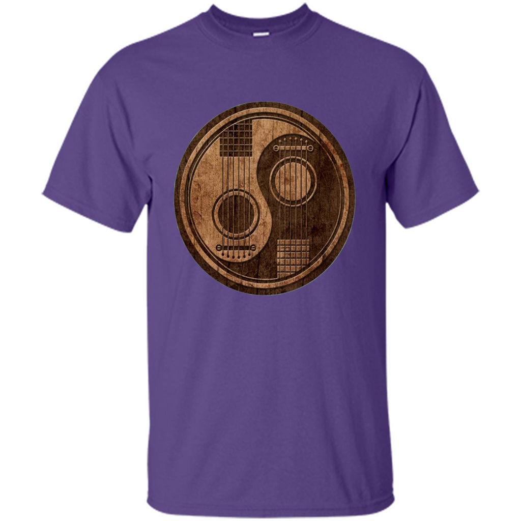 Best gift for Guitar T-shirt Guitar Ying-Yang Gift Purple