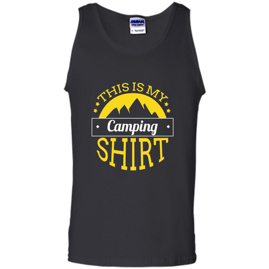 This Is My Camping T-Shirt For Hiking And Exploring Black