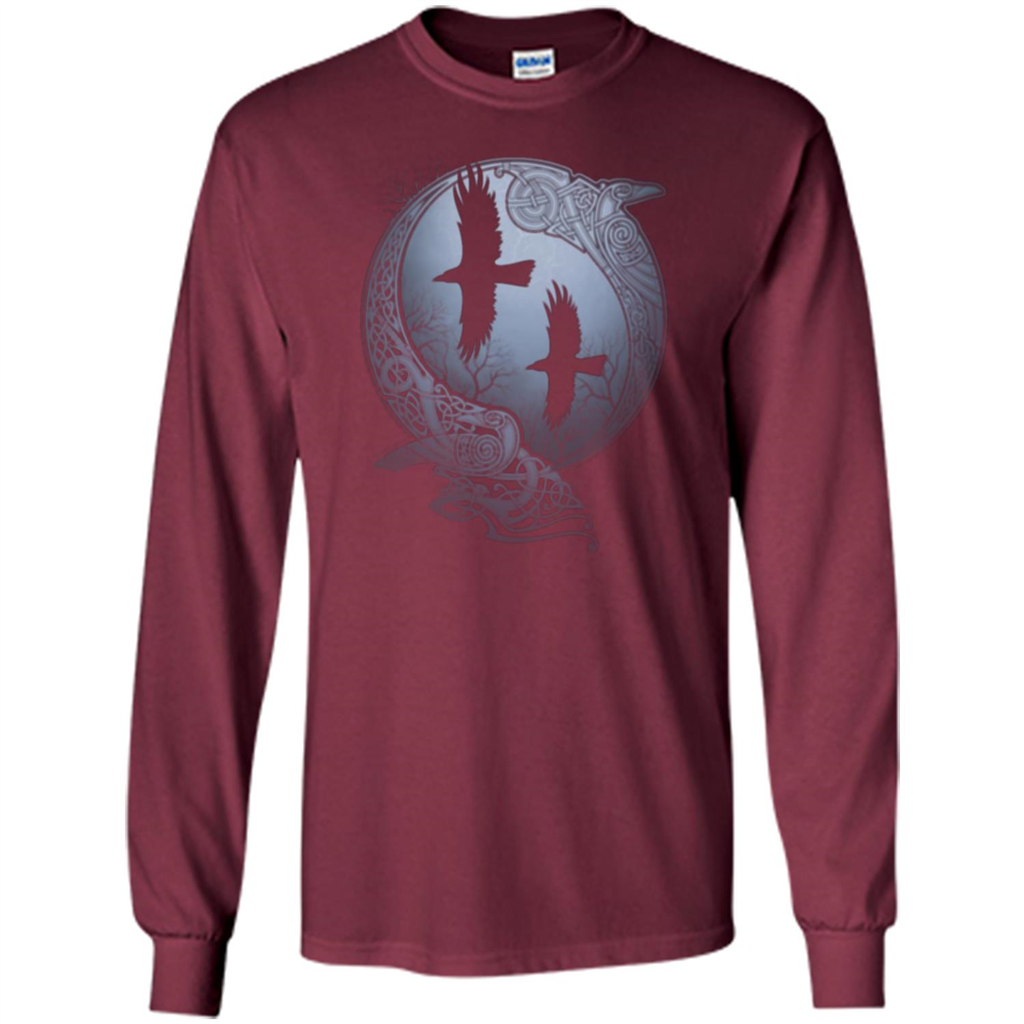 Odin's Revens T-shirt Maroon