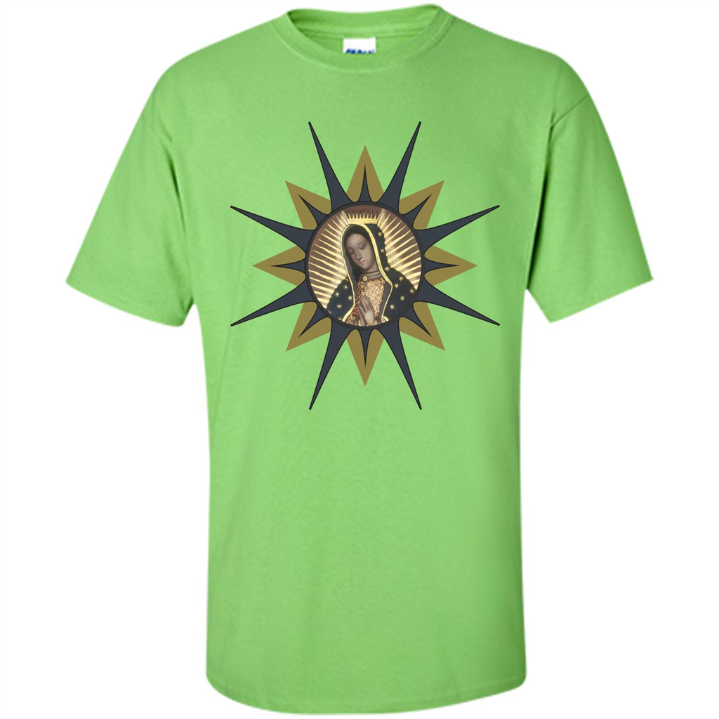Virgen de Guadalupe T-shirt Lime