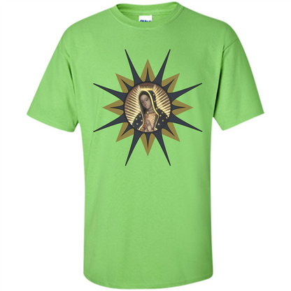 Virgen de Guadalupe T-shirt Lime