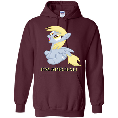 Cartoon Character T-shirt I'm special Maroon