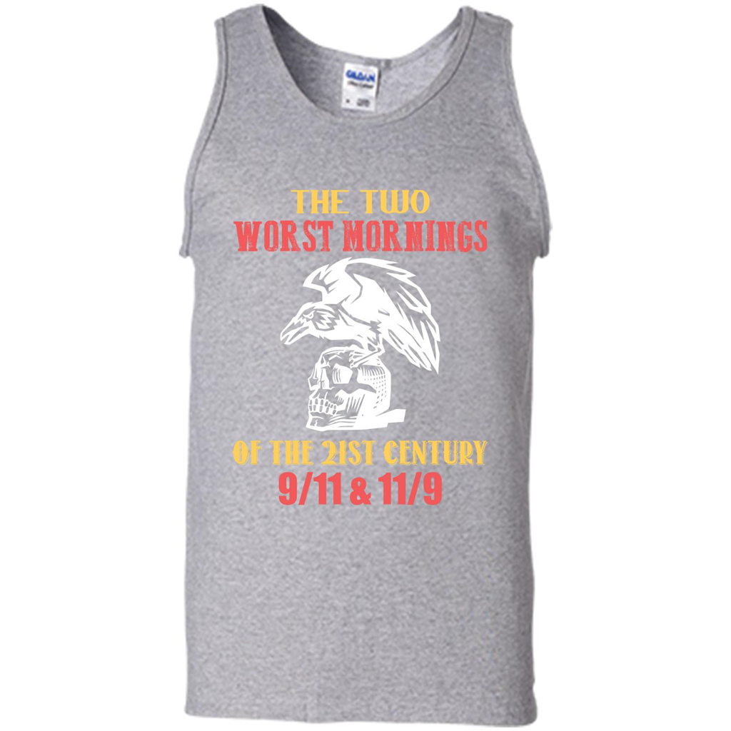 The Two Worst Mornings Of The 21st Century 9-11 and 11-9 T-shirt Sport Grey