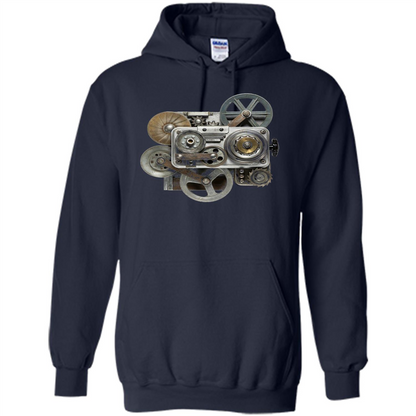 Steampunk Mechanical Gears T-Shirt Navy
